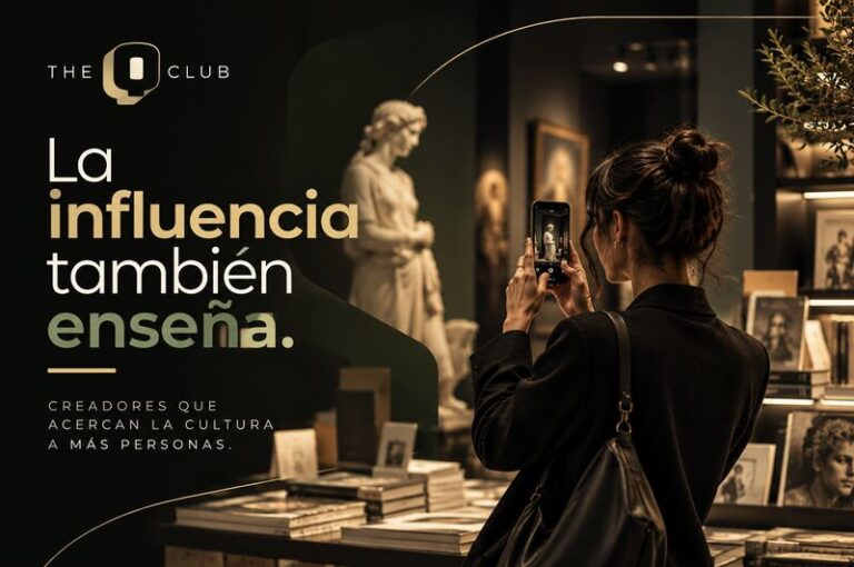 Imagen original de The Q Club: El marketing de influencers no debería servir únicamente para vender más productos. También puede conseguir que descubramos cosas nuevas.